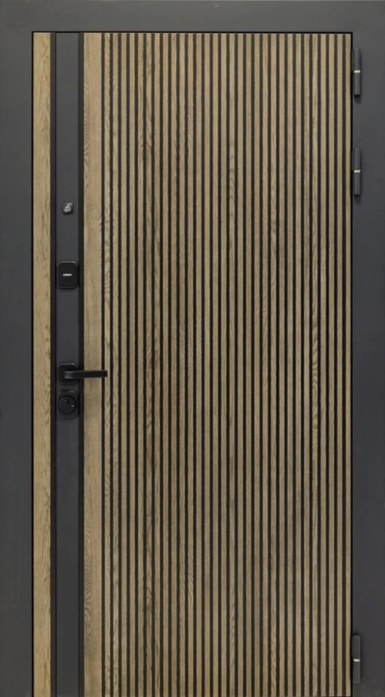 Входная дверь ДвериПРО Rosna СБ-3 листв. бел. (21 беленый дуб) DPRO220825 внешняя сторона